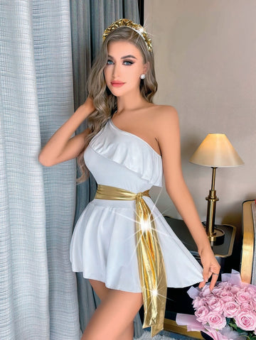 Aurelia One-Shoulder Mini