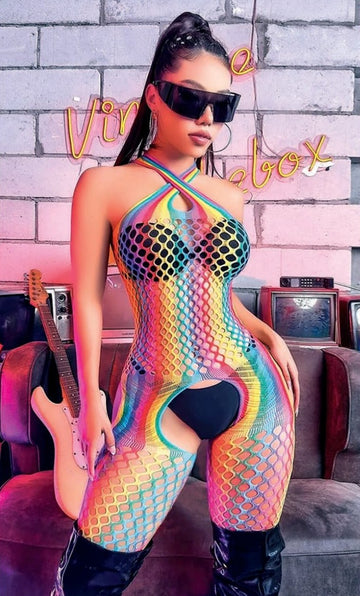 Neon Temptation Bodysuit